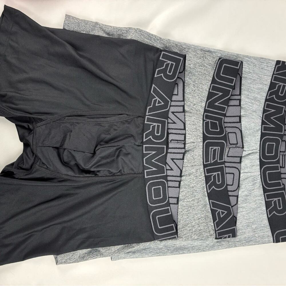 NWT Under Armour Boxerjock Performance Tech, 3-Pack - Black and 2 Gray, XS - Picture 3 of 8